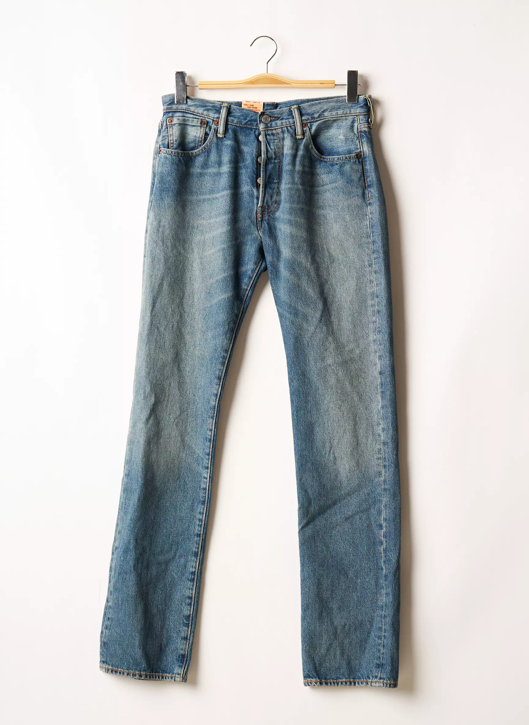 Levis Jeans Coupe Droite Homme couleur bleu