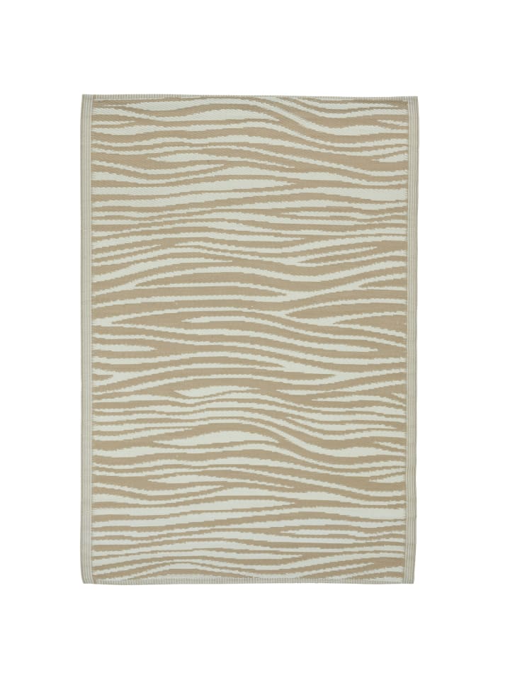 MARELIDA Outdoor Teppich Balkonteppich 180x120cm in beige günstig kaufen onesize