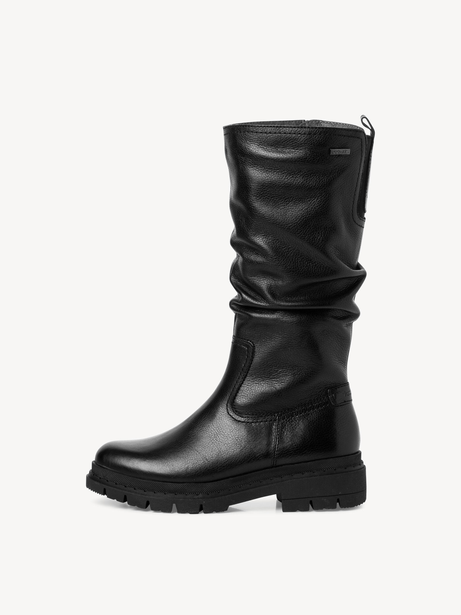 Bottes en cuir - noir