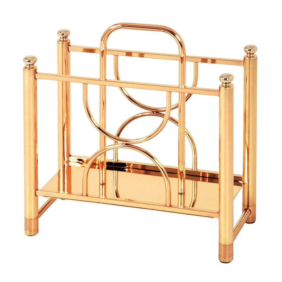 HAKU Zeitungsständer Zeitungsständer, HAKU Möbel Zeitungsständer (BHT 38x40x18 cm) BHT 38x40x18 cm gold