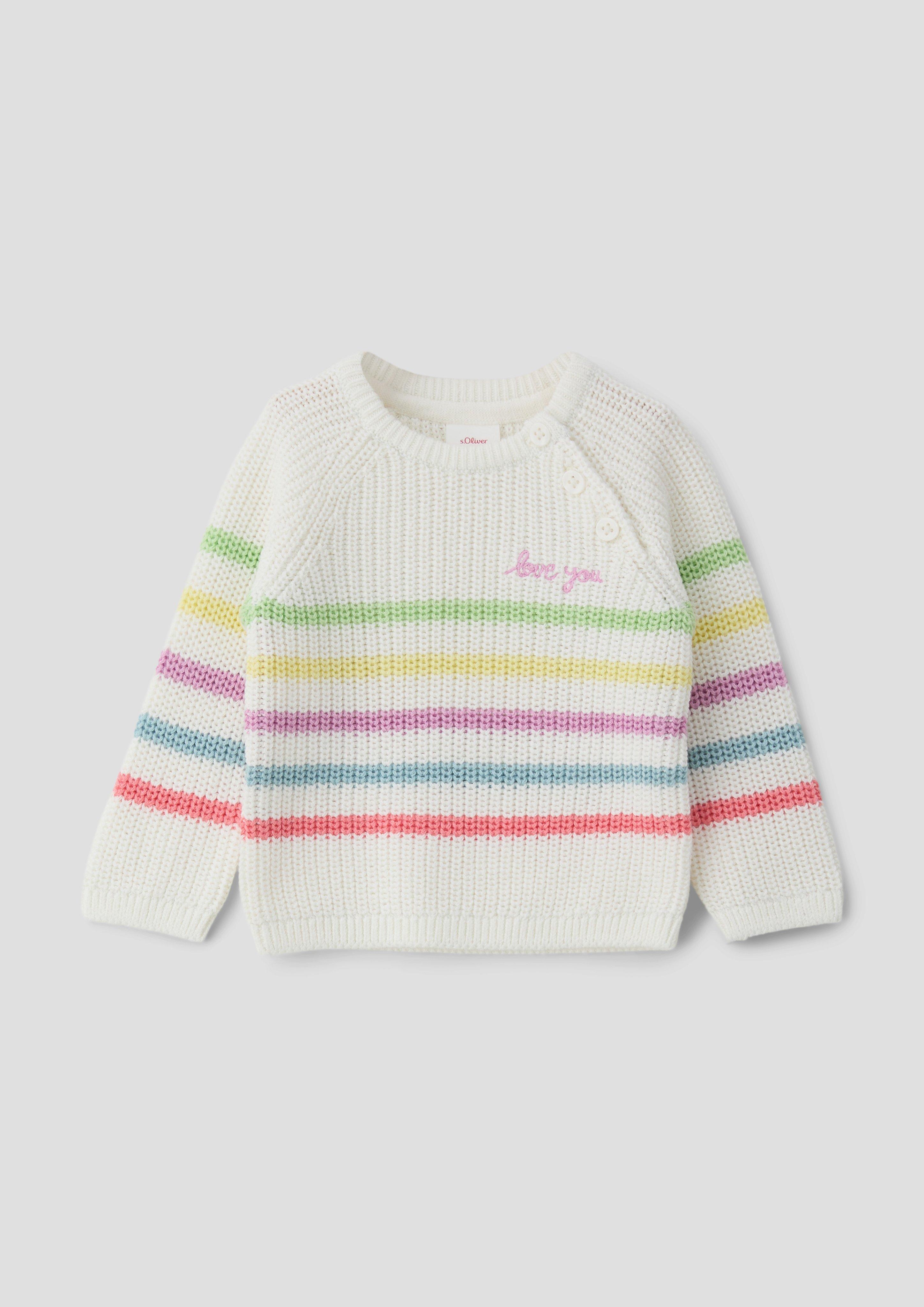 Strickpullover mit Knöpfen  2142901-02X3