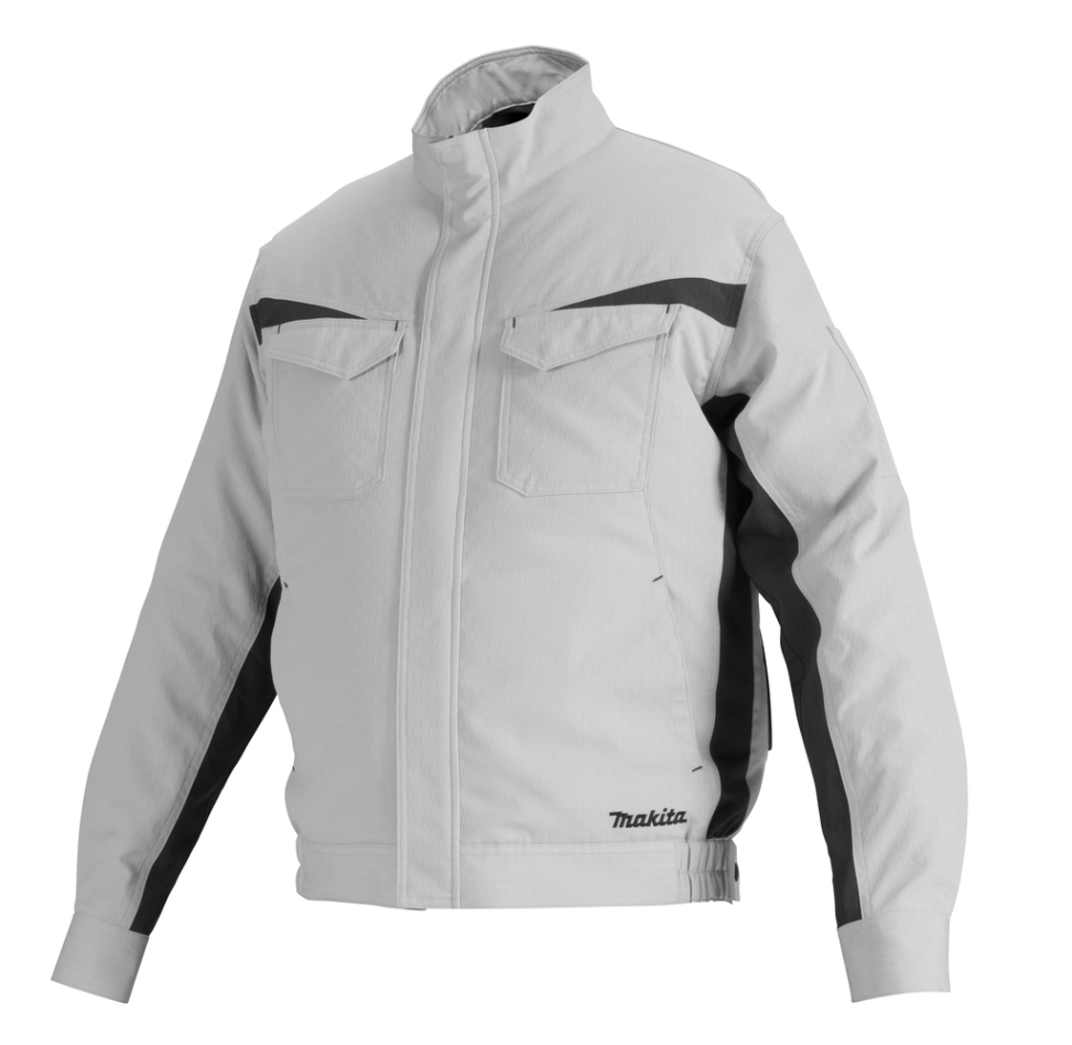 Makita DFJ213ZL Belüftete Arbeitsjacke L 10,8–18 V (ohne Akku und Ladegerät)