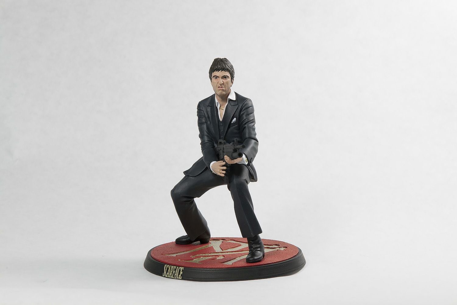 SEMIC Actionfigur Scarface Tony Montana Figur mit Maschinengewehr