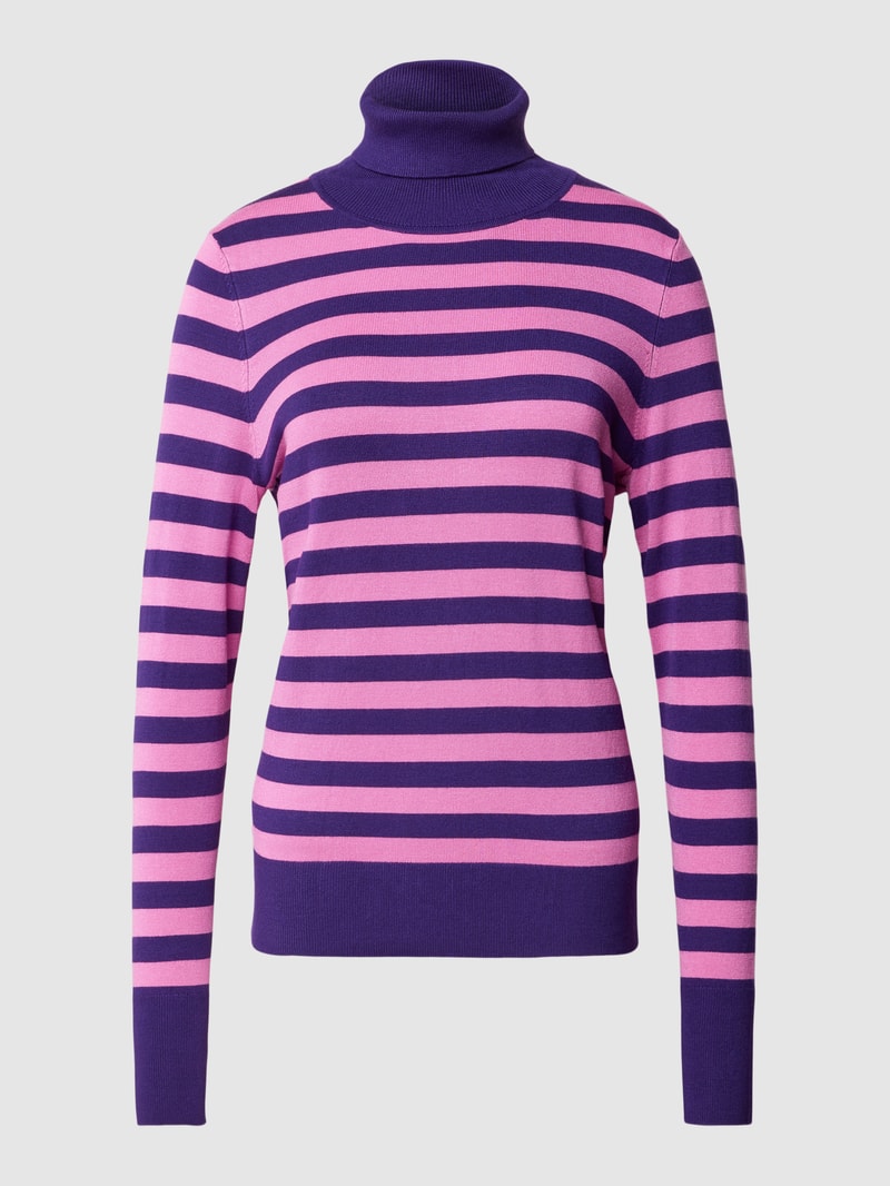Longsleeve mit Rollkragen in purple