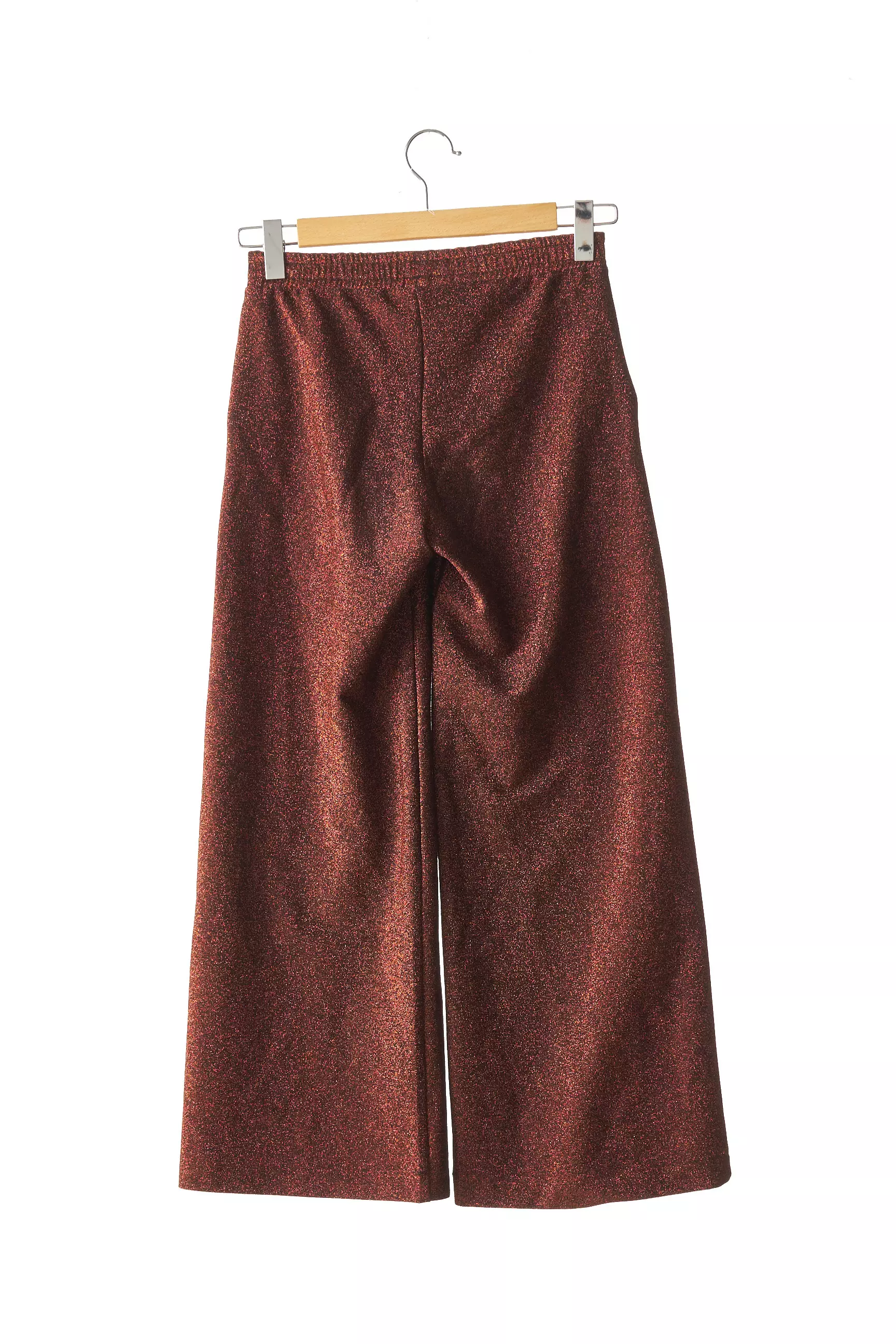 Just Pantalons Larges Femme couleur marron