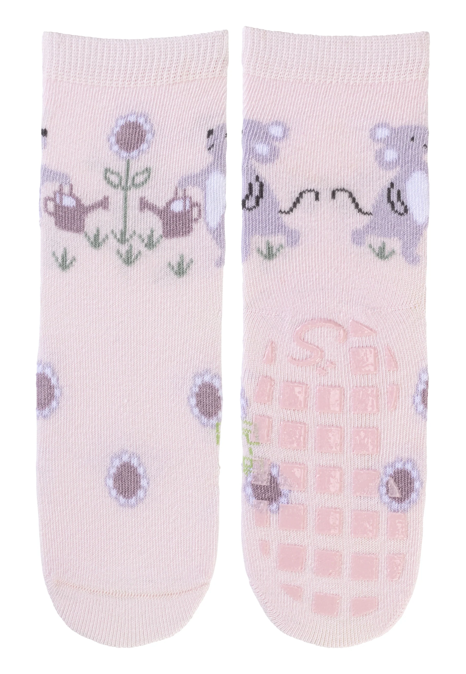 ABS Socken im 2er Pack mit Motiv Maus