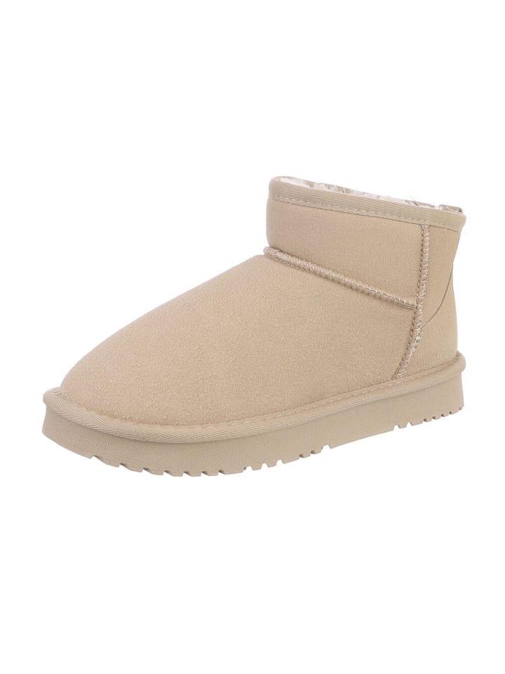 Ital-Design Stiefelette in Hellbraun günstig kaufen