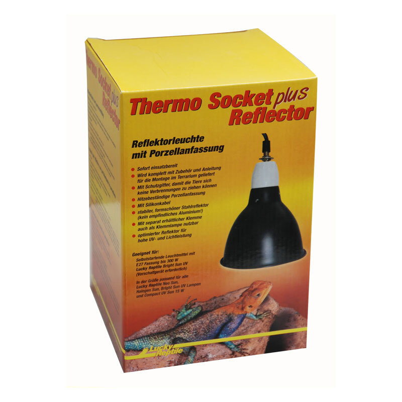 Lucky Reptile Beleuchtung Lucky Reptile Thermo Socket+Reflektor klein schwarz