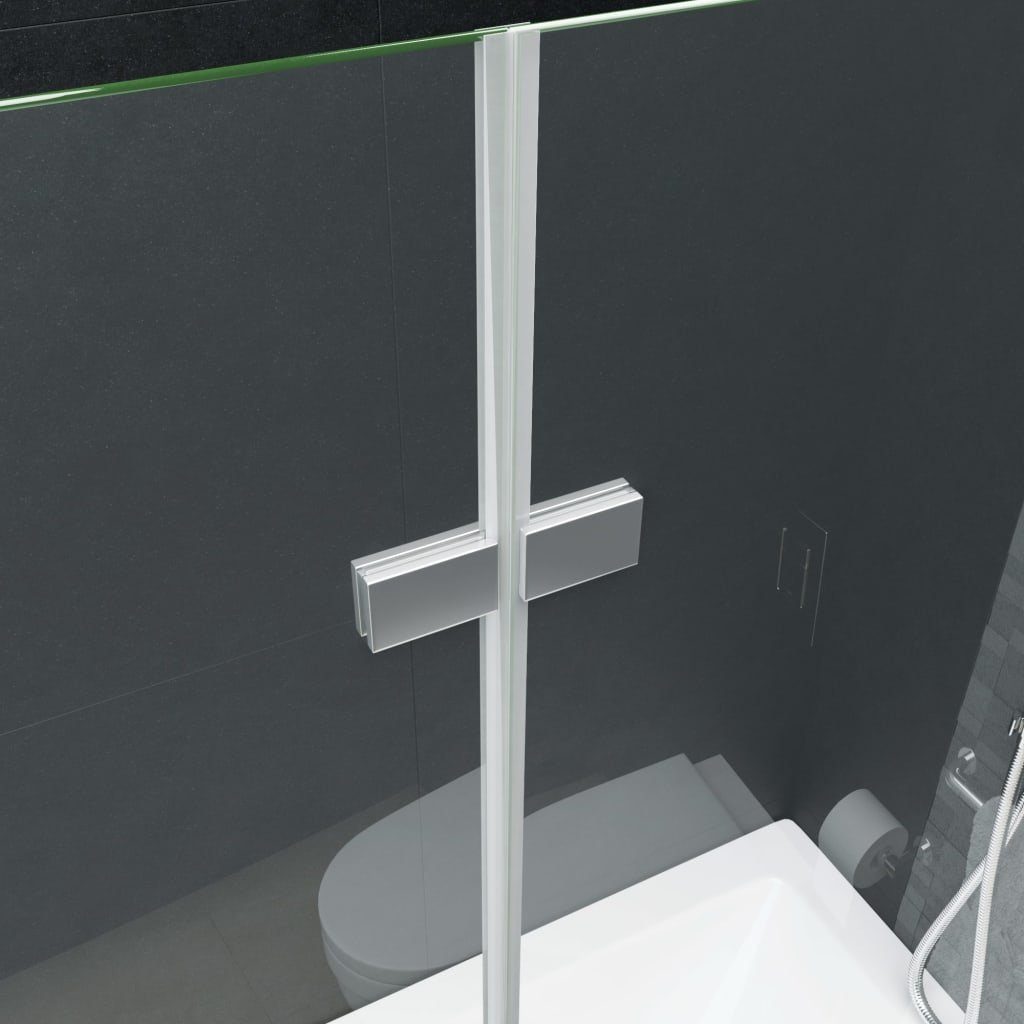 DOTMALL Badewannenaufsatz Einscheibensicherheitsglas, (2-fach), Faltbar,L x B x H: 120x68x130 cm