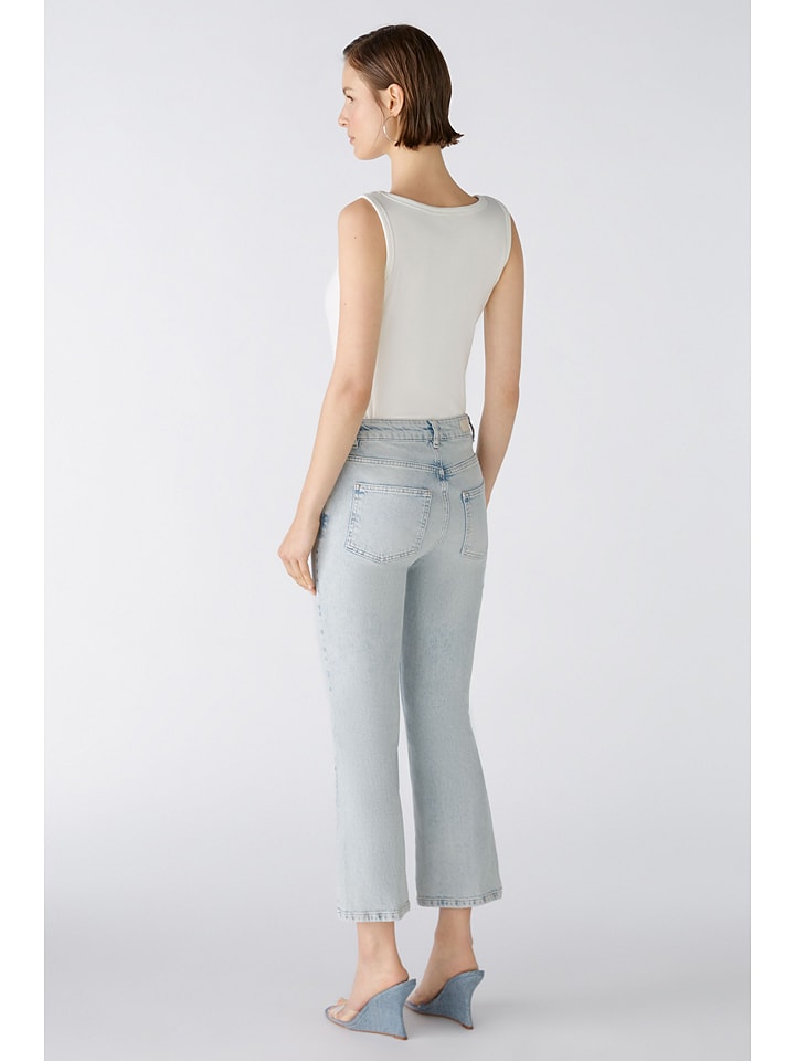 Oui Jeans - Flare fit - in Hellblau günstig kaufen
