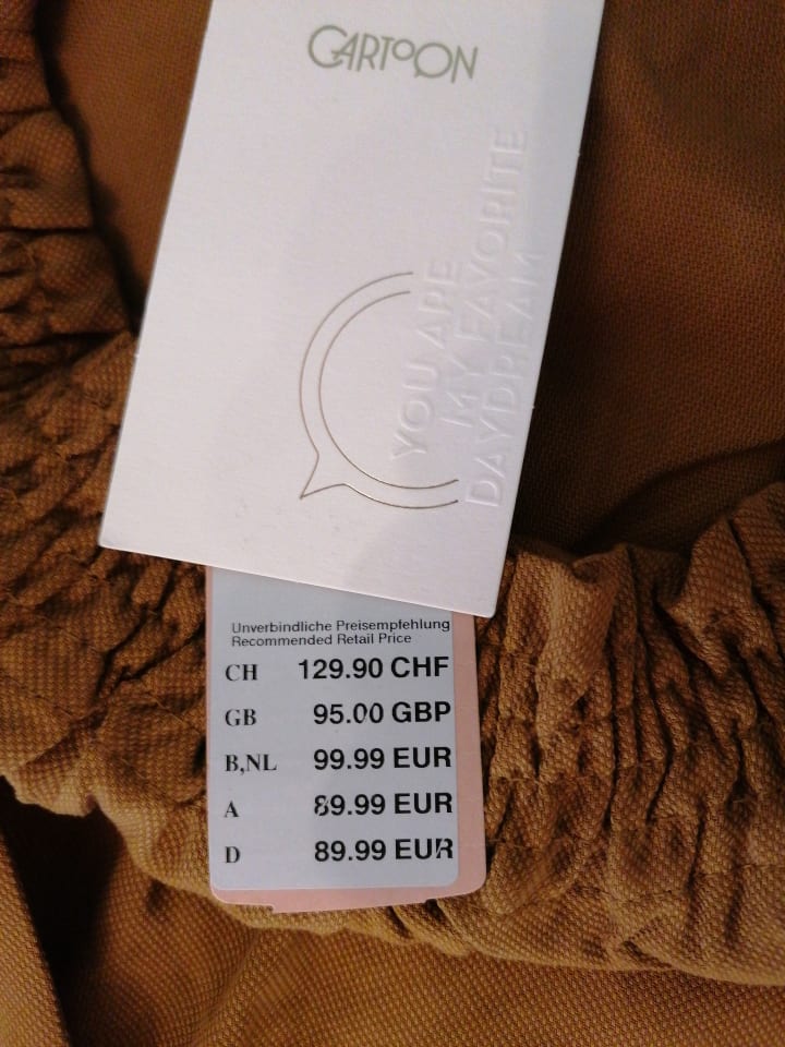 CARTOON Kleid in Camel günstig kaufen 42