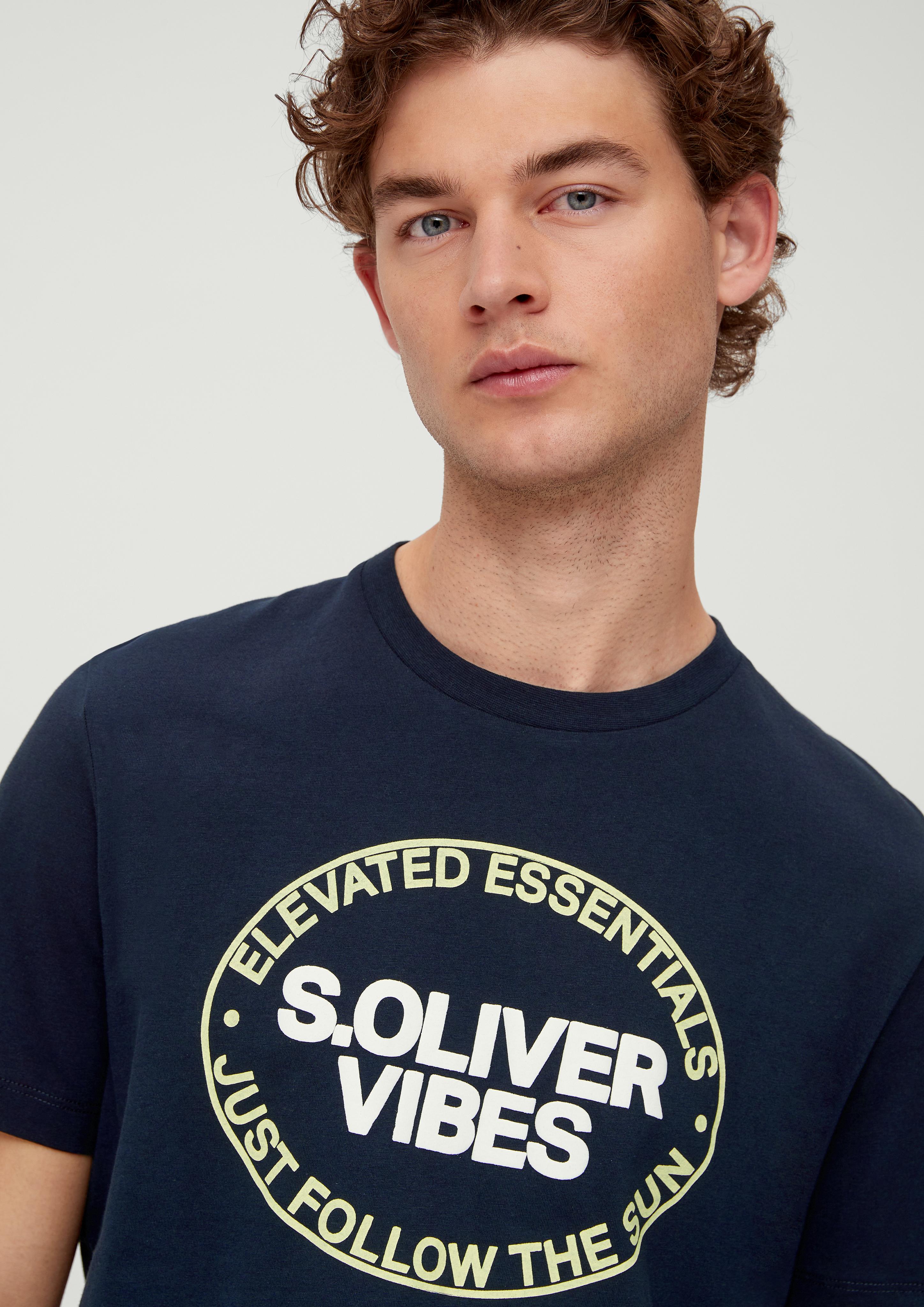 Baumwollshirt mit Frontprint  2131370-59D1