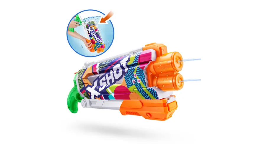 XSHOT Water - Fast-Fill Skins Pump Action Wasserblaster