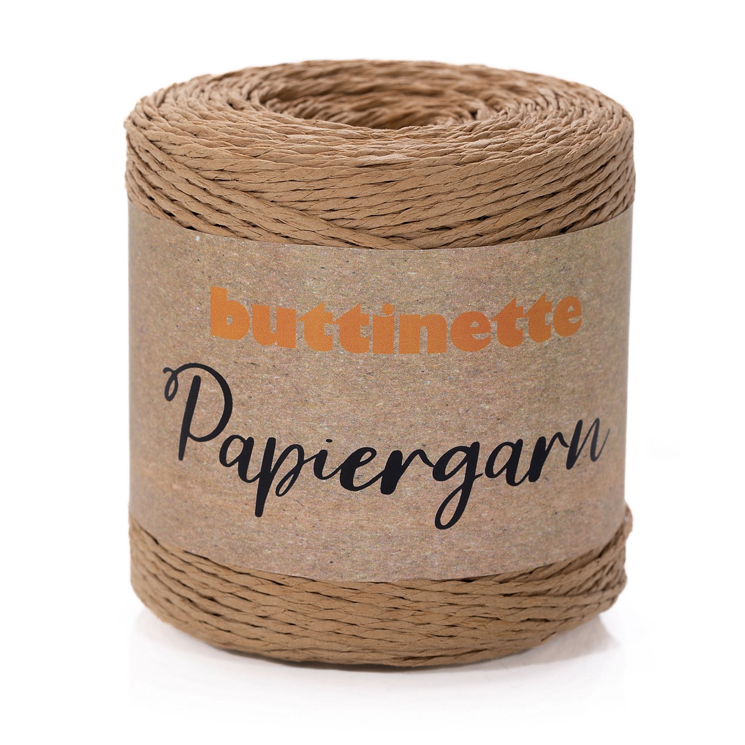 buttinette Papiergarn, natur, Länge: 250 m