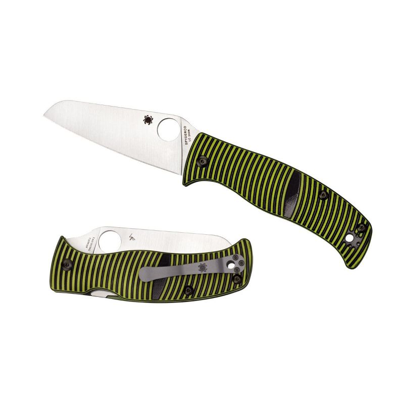 Spyderco Caribbean G-10\/LC200N Plain Sheepfoot C217GPSF