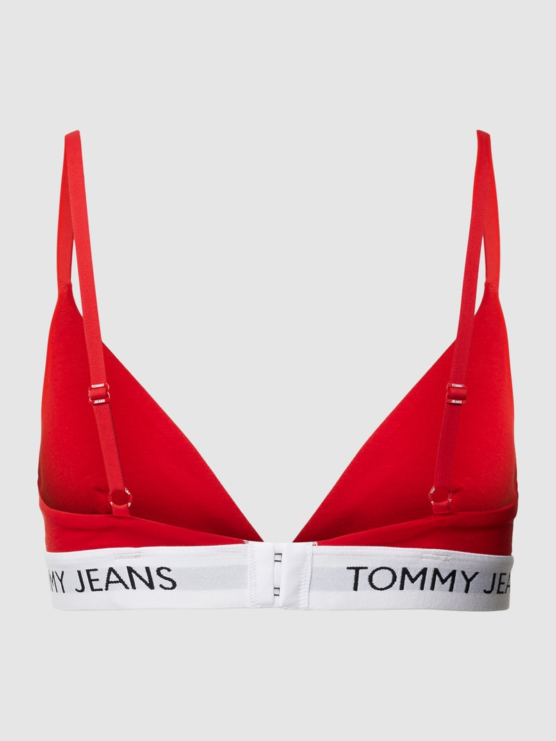 Triangel-BH mit Logo-Saum Modell 'HERITAGE' in rot