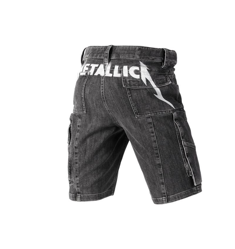 Metallica denim shorts