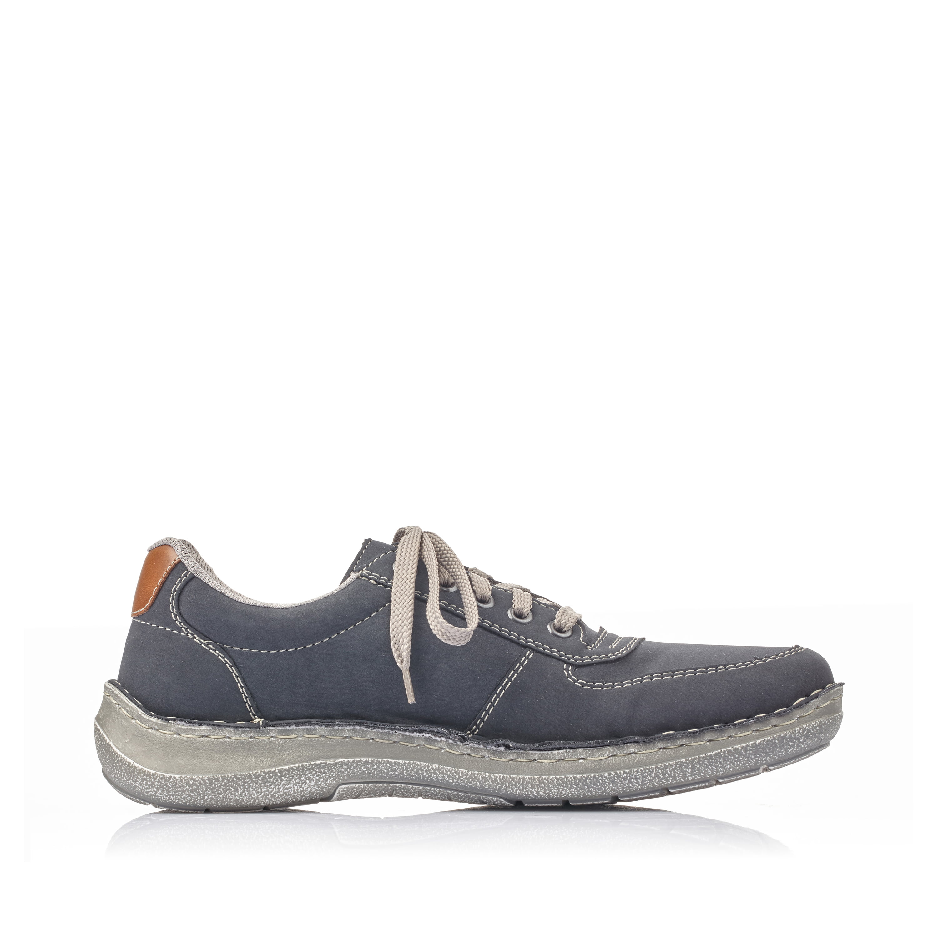 Rieker Herren Schnürschuhe ozeanblau-grau