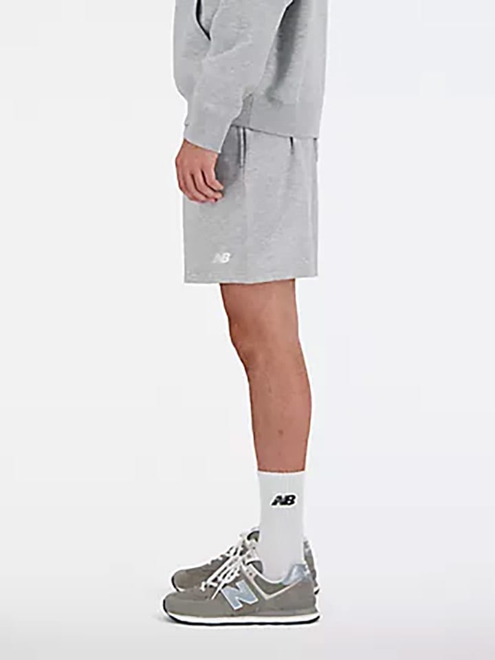 New Balance Sweatshorts in Grau günstig kaufen