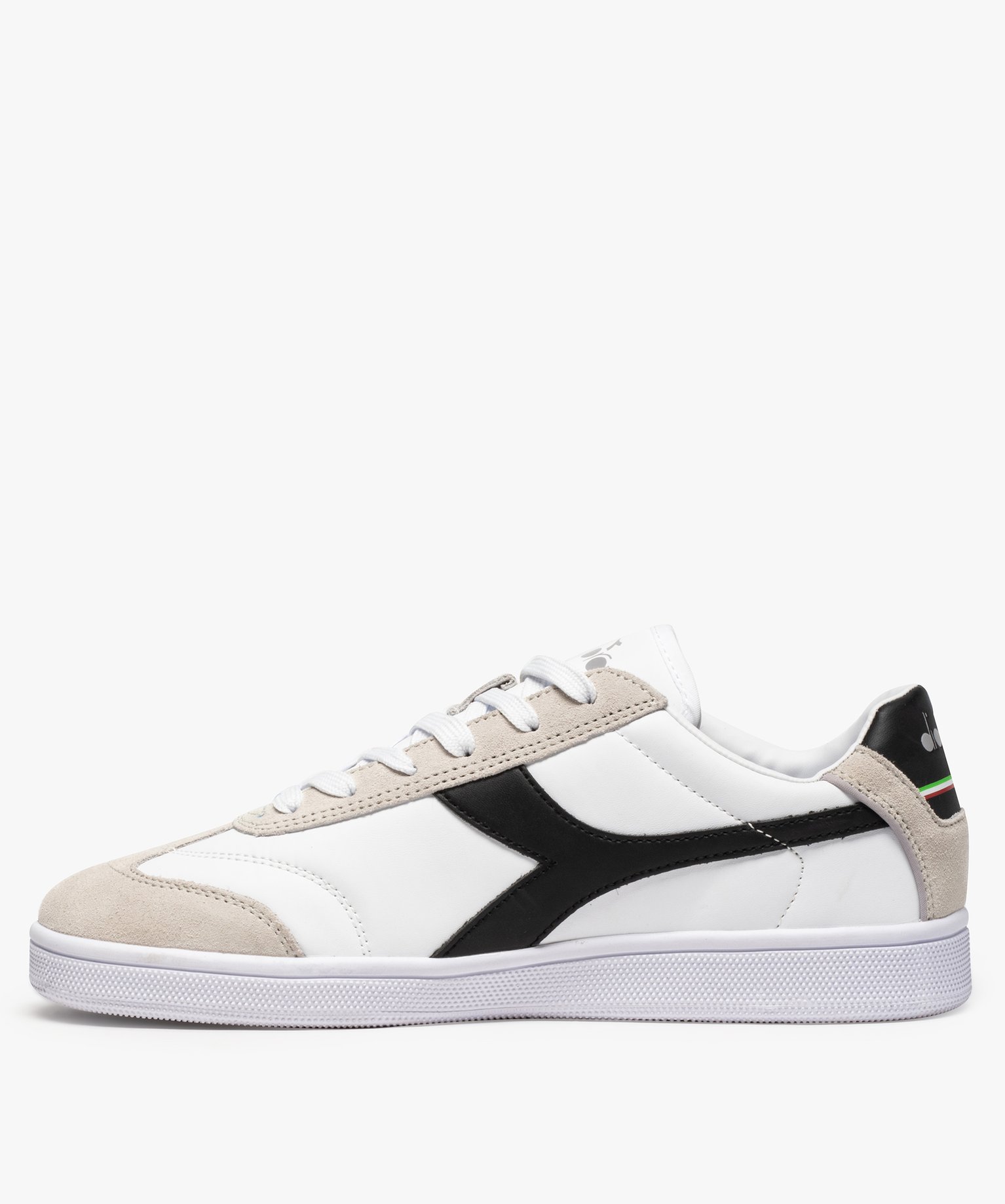 Baskets homme à lacets style rétro - Diadora blanc | GEMO