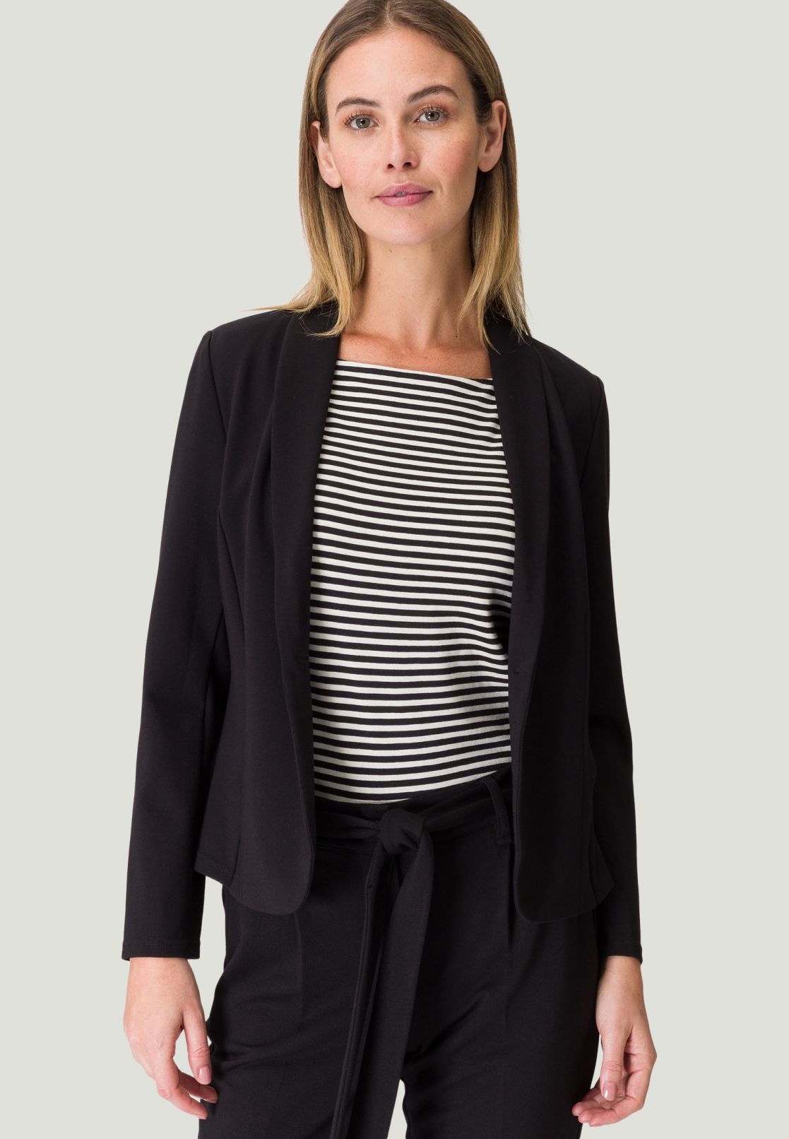 Jerseyblazer mit Knopfverschluss