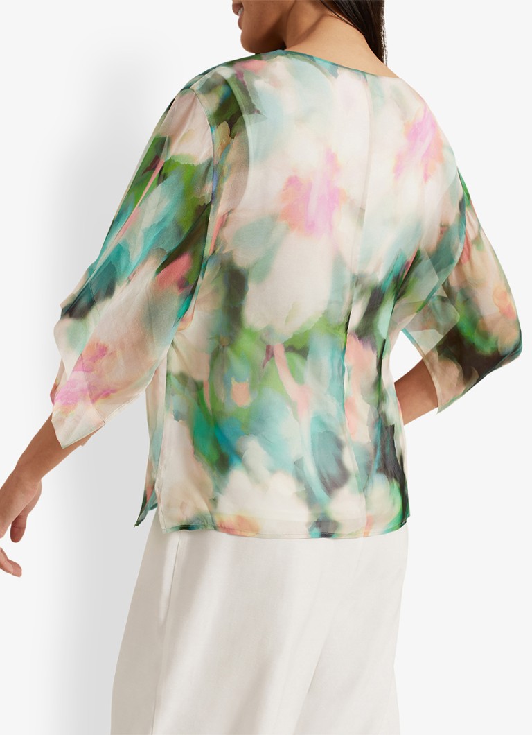 Phase Eight  Ava tuniek van zijde met print