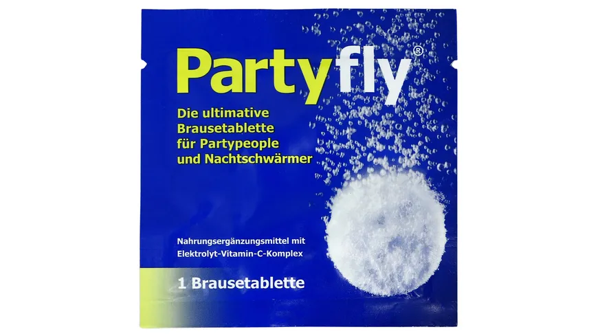 Partyfly Brausetabletten Zitronengeschmack