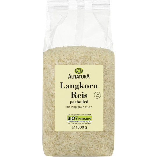 Alnatura Bio Langkornreis parboiled 1KG