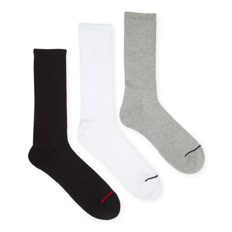 Polo Ralph Lauren Crew Socks (3 Pack) black/white/grey