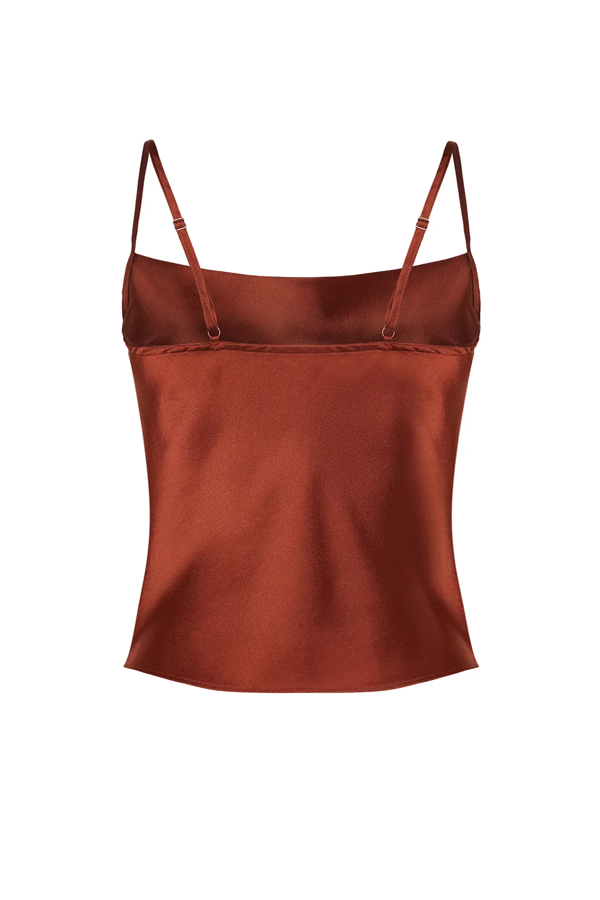 Trendyol Collection  Bluse aus gewebtem Satin mit Kachelriemen und Spitzenkragen TWOSS19BB0161