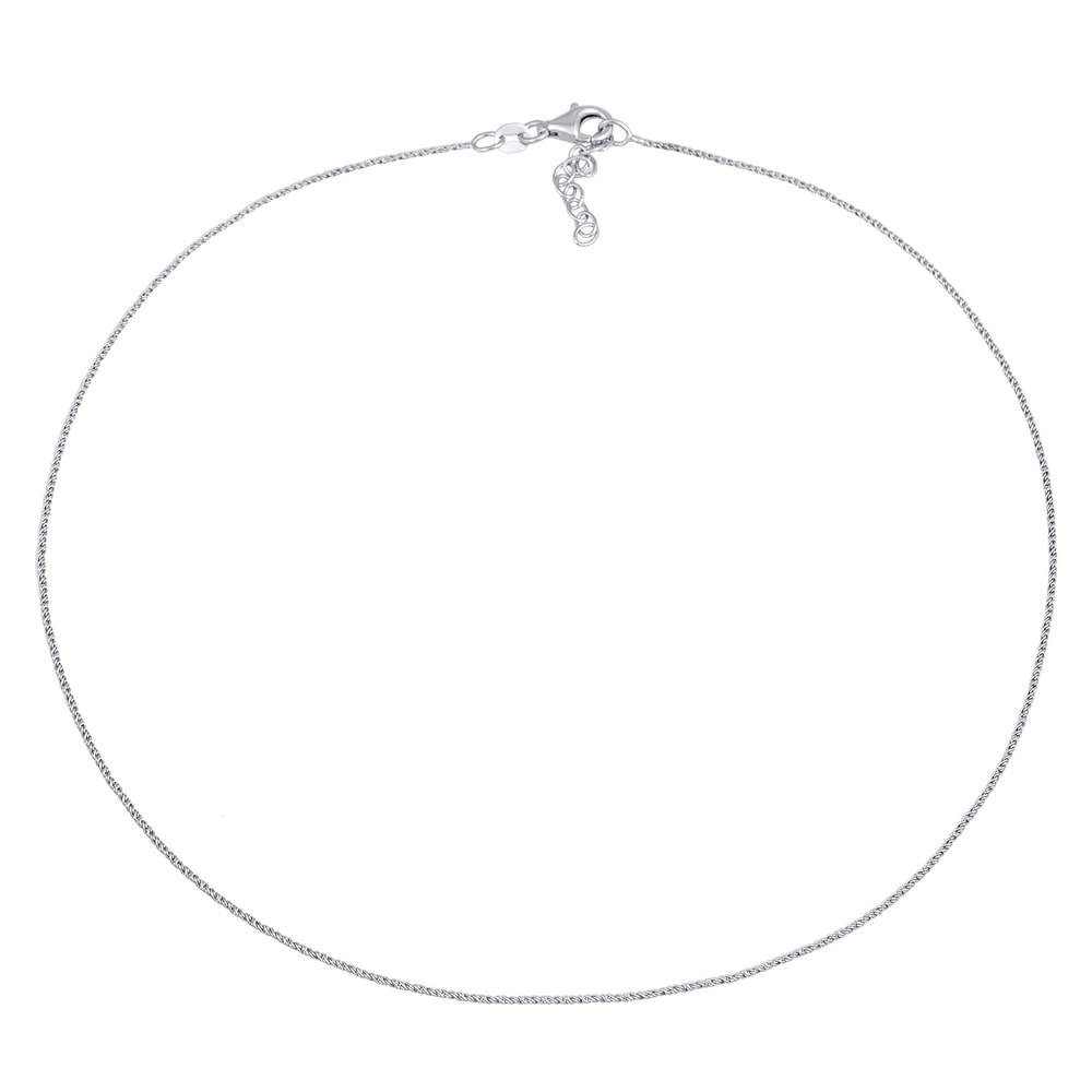 Elli Elli Collier Femmes Choker Basique Torsadé Fin en argent sterling 925 collier