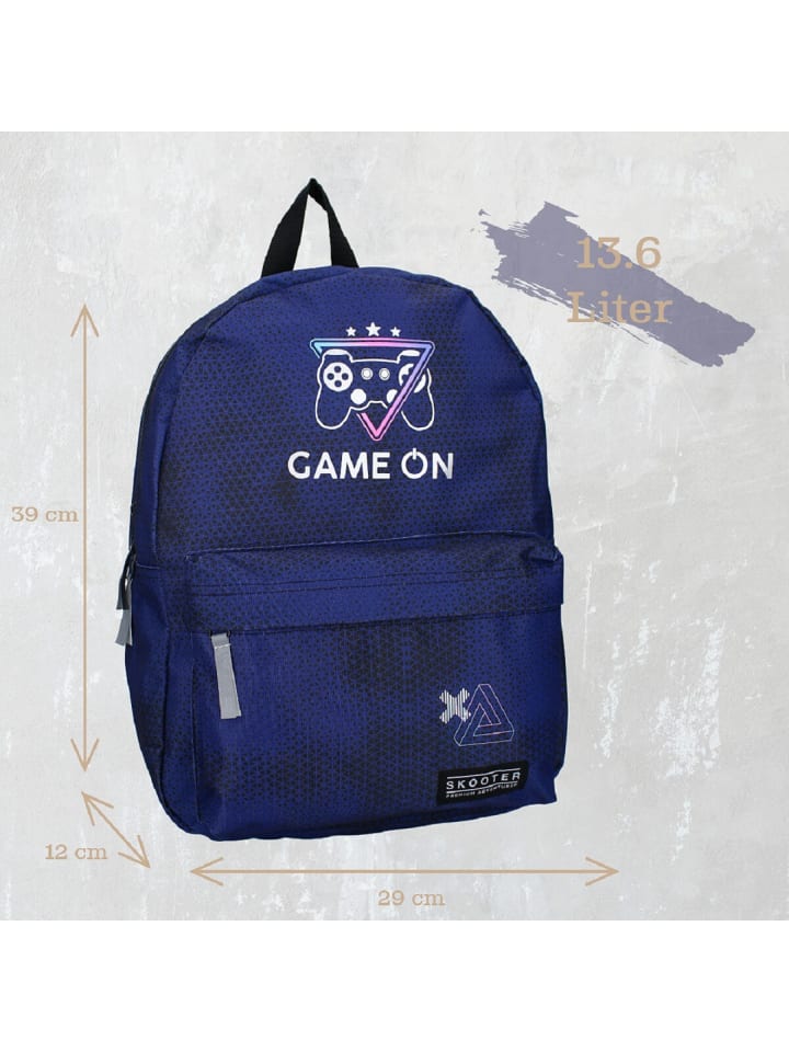 COFI 1453 Skooter Rucksack Blau Ergonomisch, geräumig & in Blau günstig kaufen 39 cm