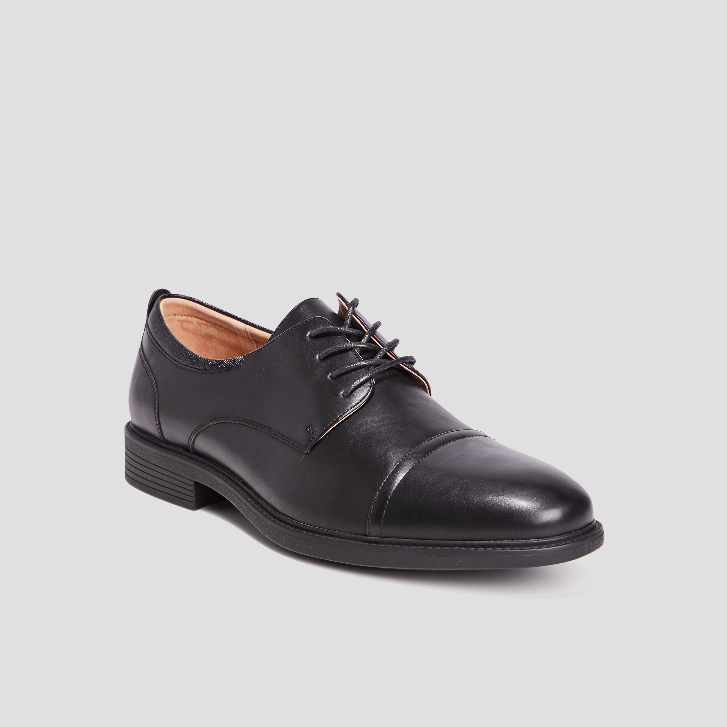 Derbies lacées noir homme | La Halle