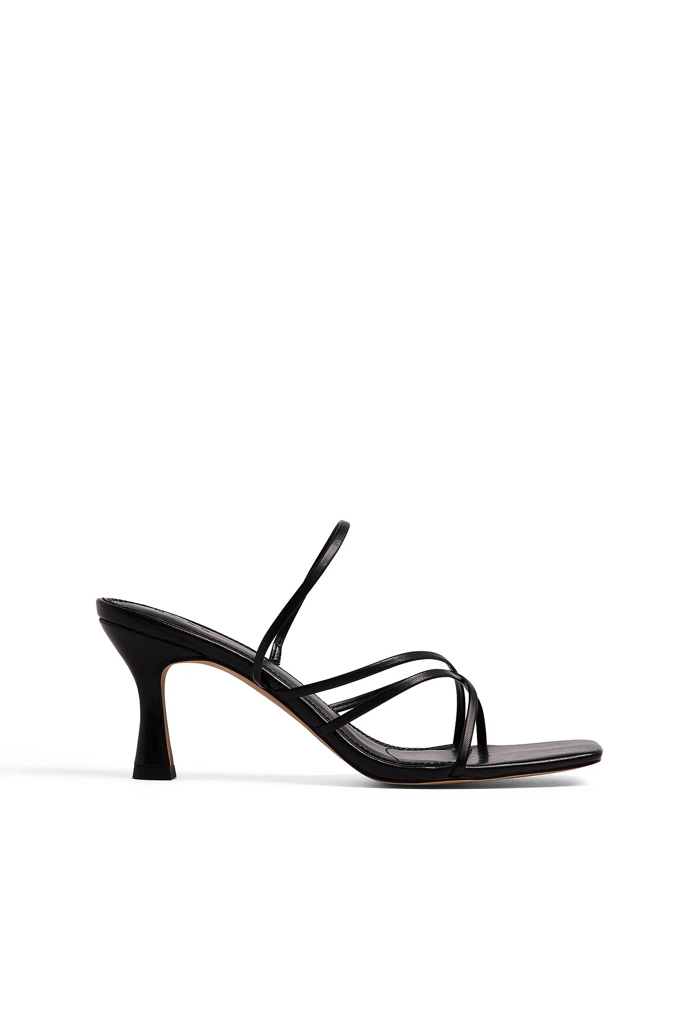 Leather Strappy Heels