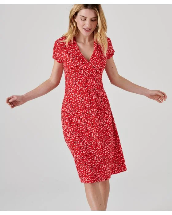 Robe effet cache-coeur