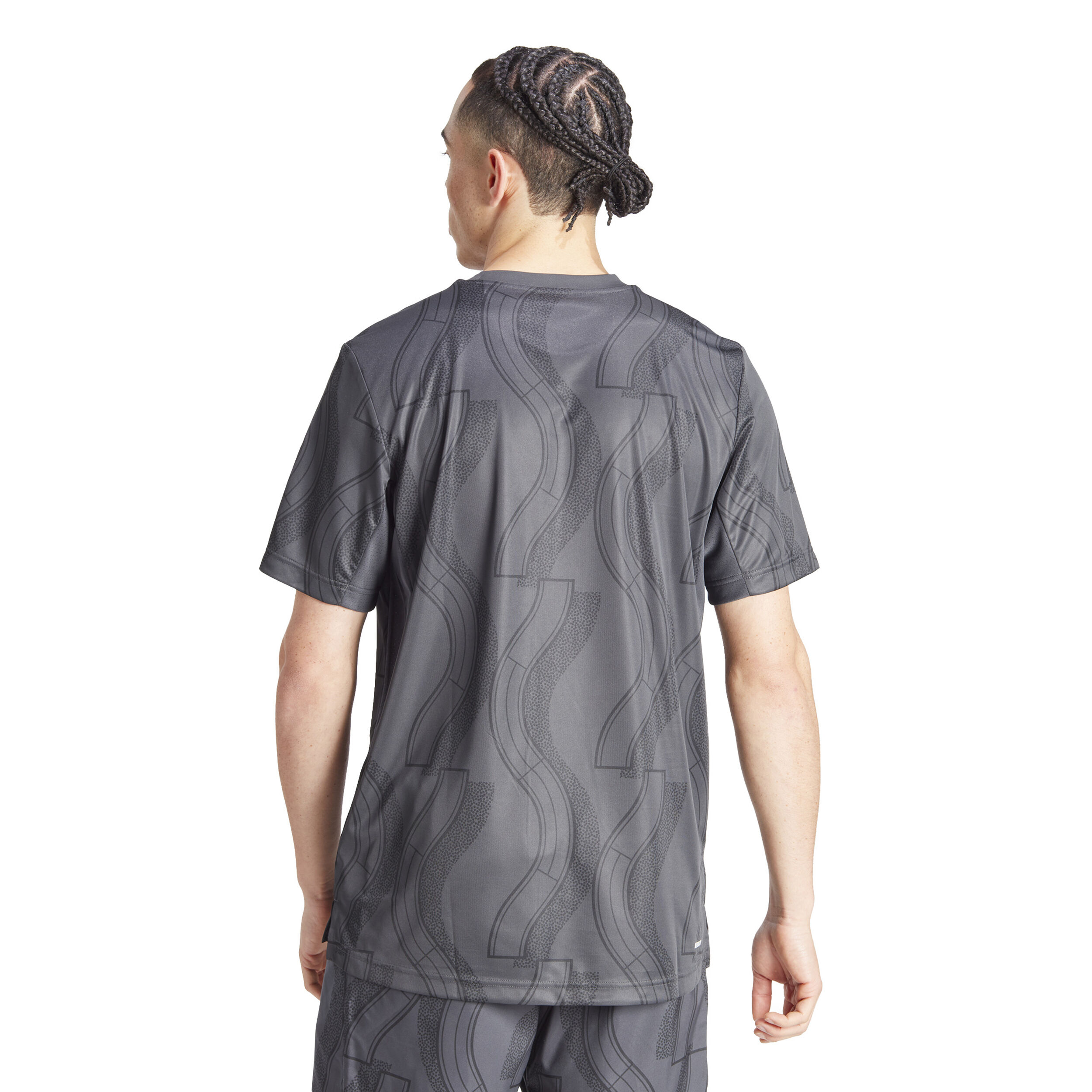 Club Graphic T-Shirt Herren - Dunkelgrau, Schwarz