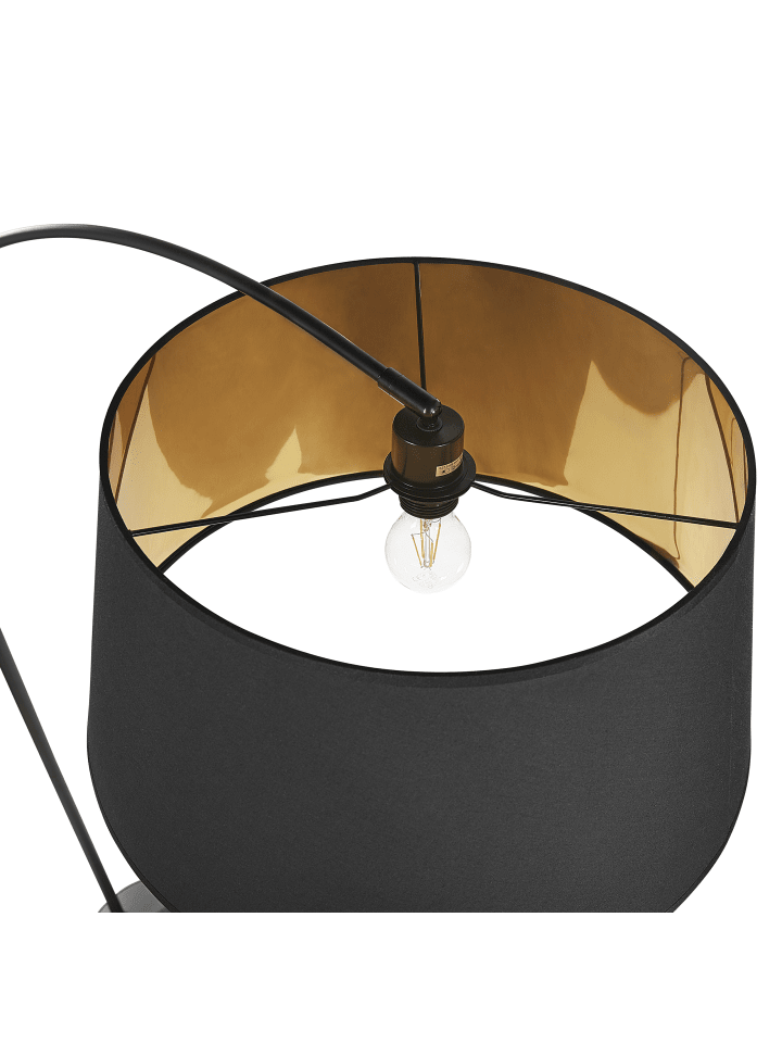 Beliani Stehleuchten YABUS in Schwarz/Kupfer - (W) 50 x (H) 197 x (L) 109 cm günstig kaufen onesize