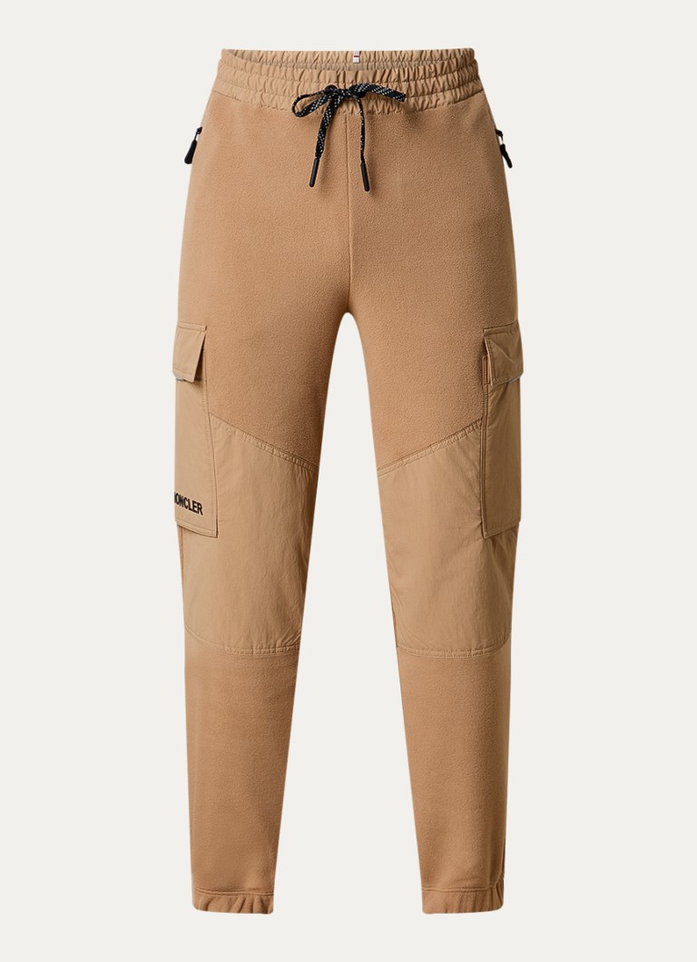 Pantaloni de trening Moncler cu croială dreaptă din țesătură terry