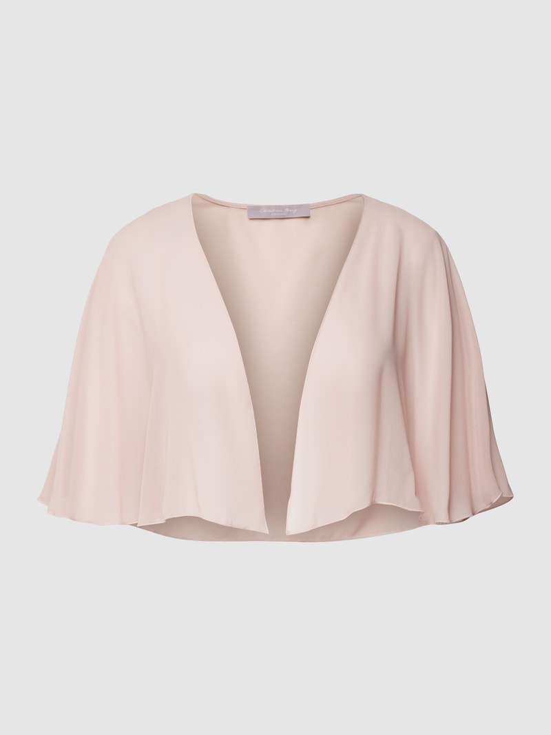 Cape im semitransparenten Design in rosé