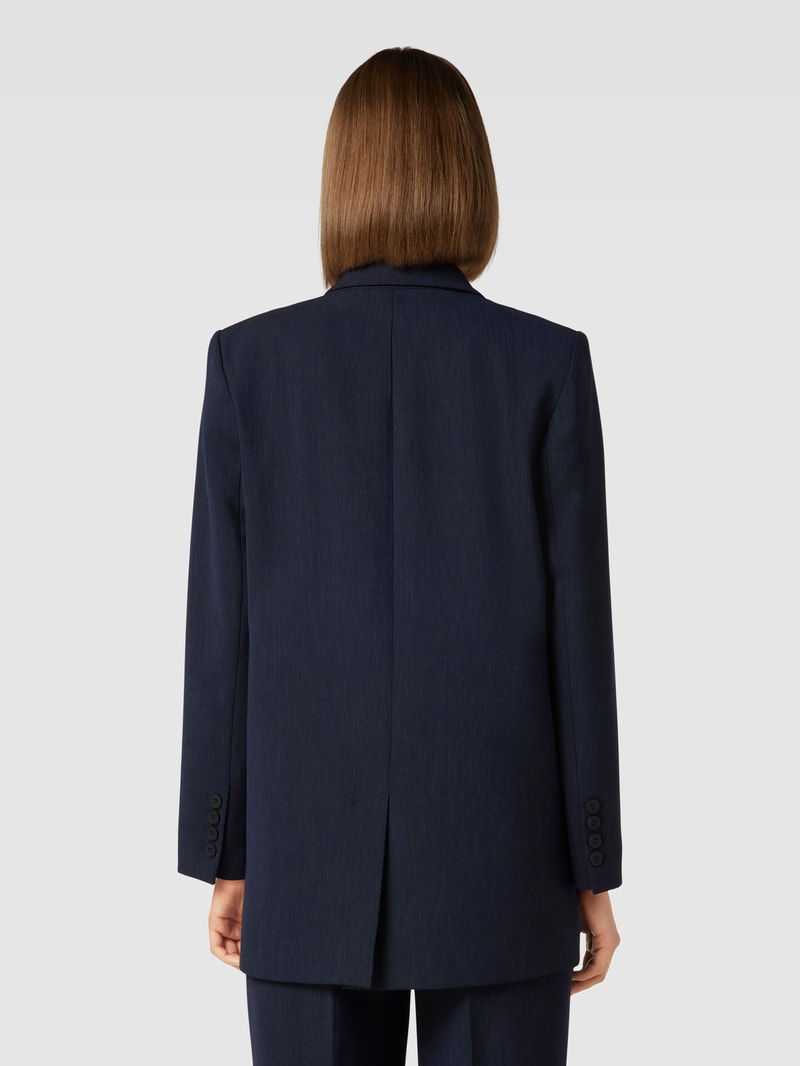 Blazer in melierter Optik Modell 'FRITA' in marineblau meliert