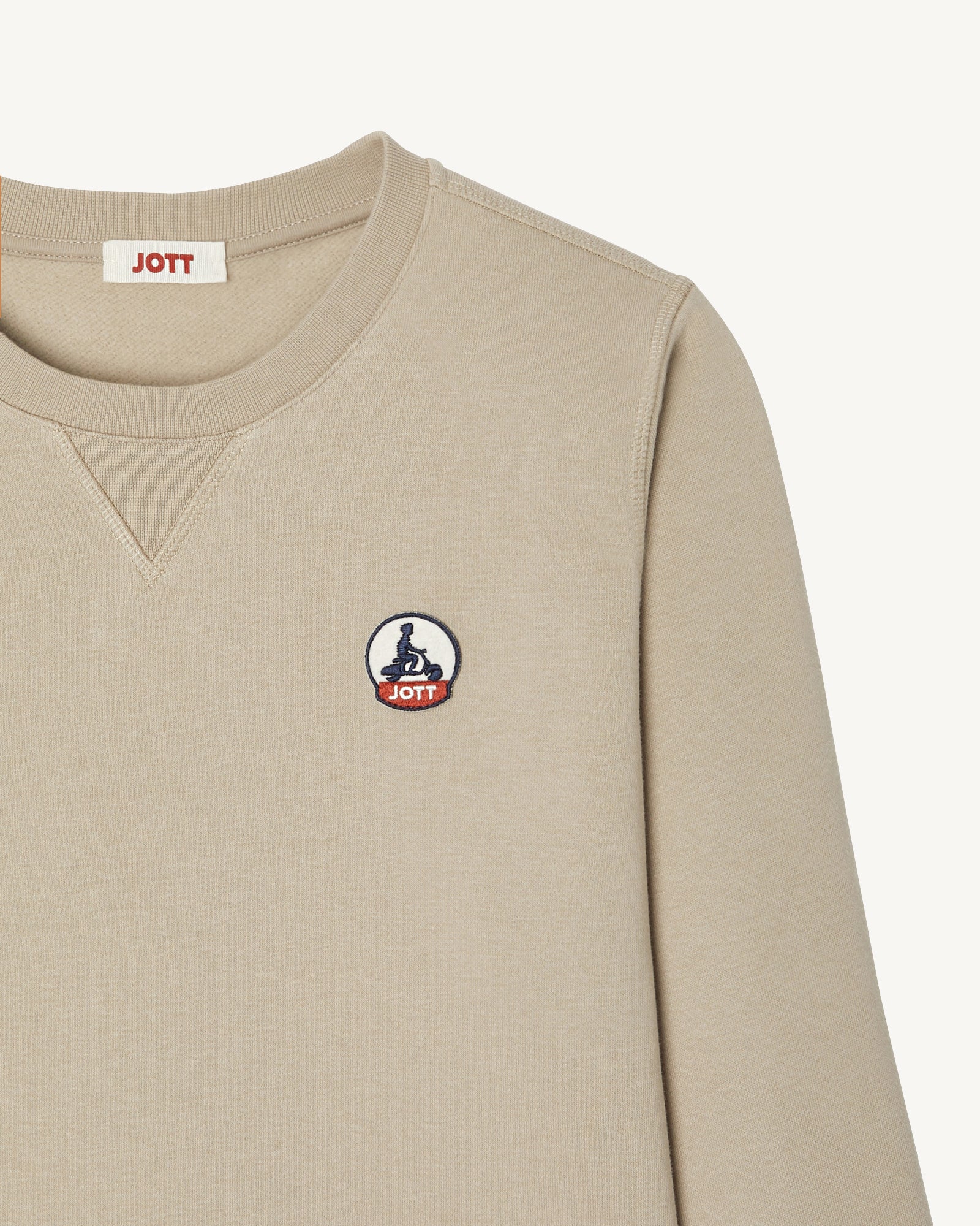 Sweat en coton biologique Beige Elvas