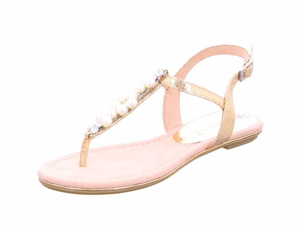 MARCO TOZZI Klassische Sandalen gold Riemchen-Sandalette. Gold