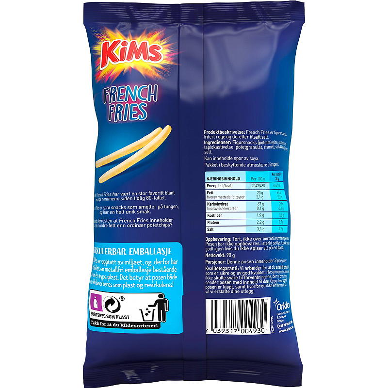 Kims French Fries 90 g Kims