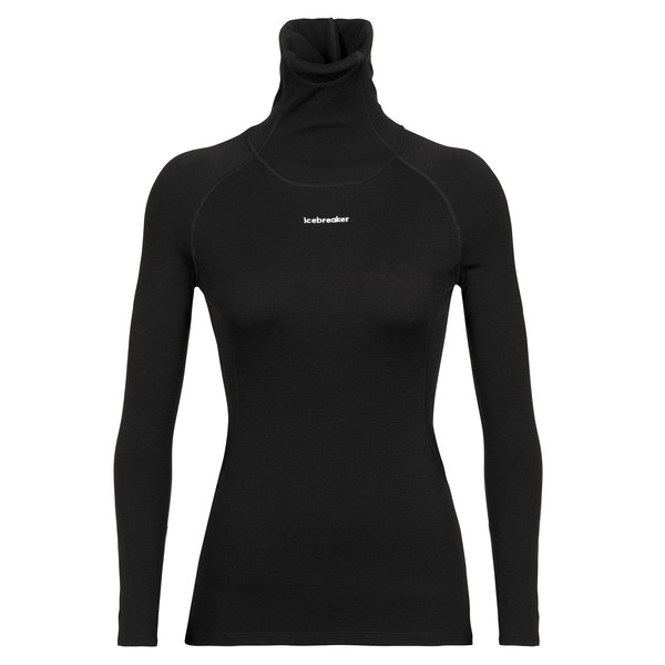 W MERINO LS ROLL NECK Damen - Funktionsshirt