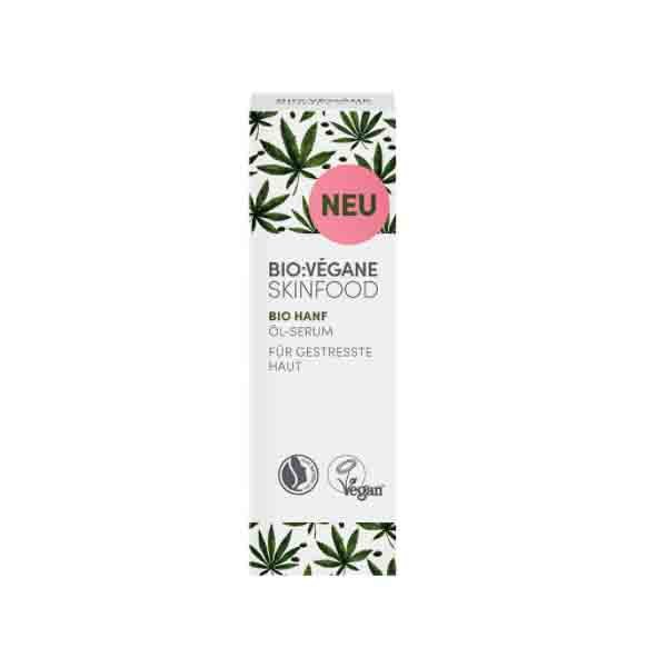 Bio:Vegane Bio Hanf Öl-Serum - Für gestresste Haut