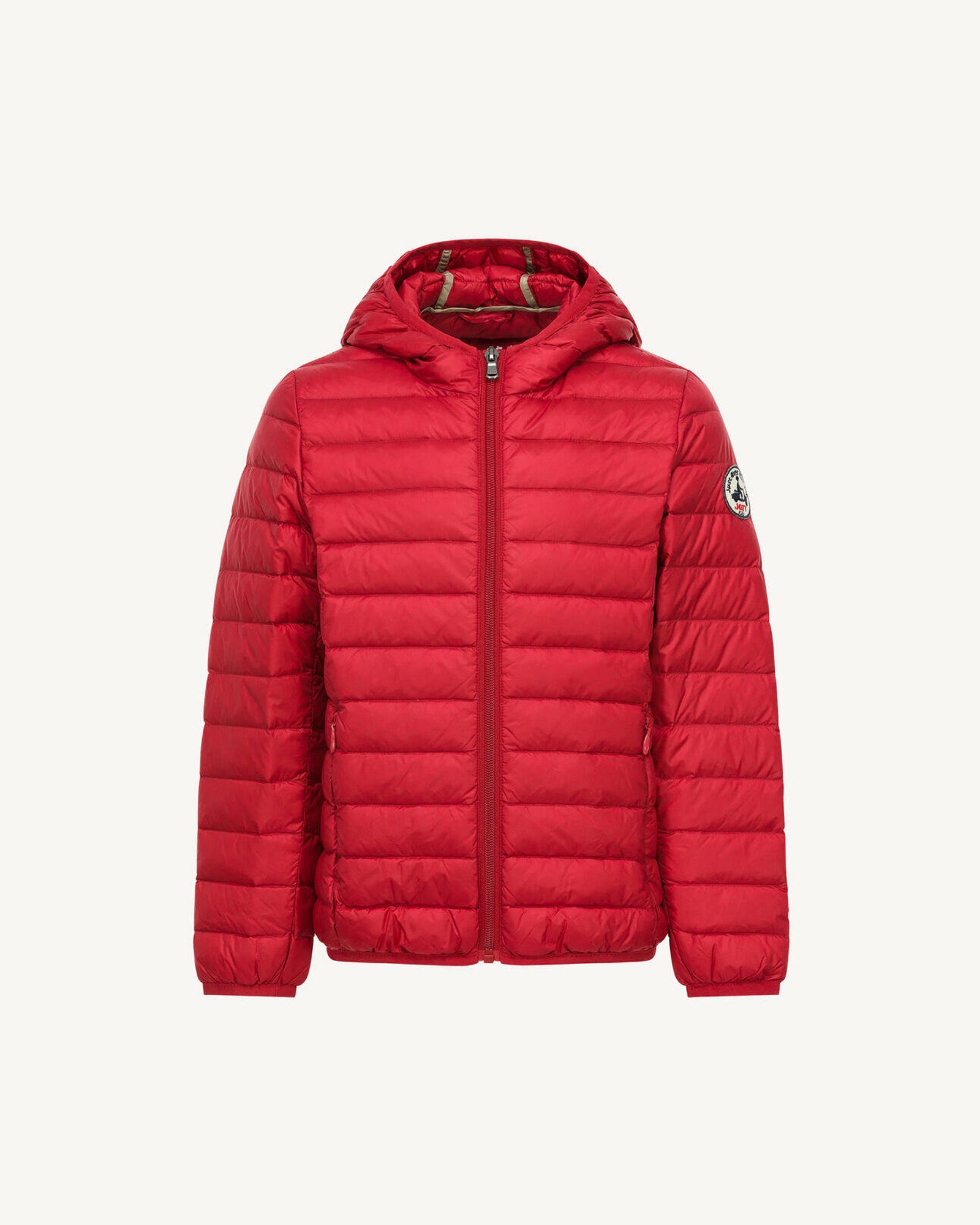 Doudoune légère à capuche enfant Rouge Hugo