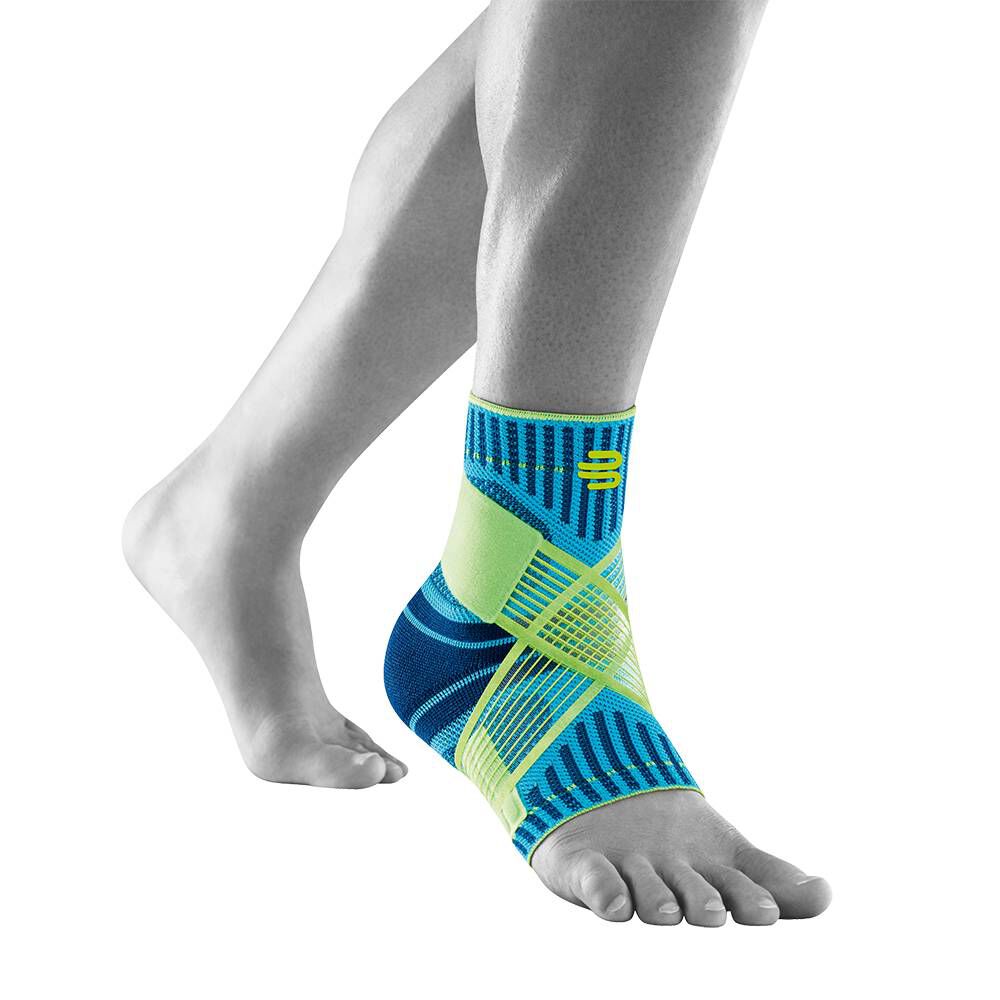 Sports Ankle Support Fußgelenkbandage Rechts - Türkis, Limette