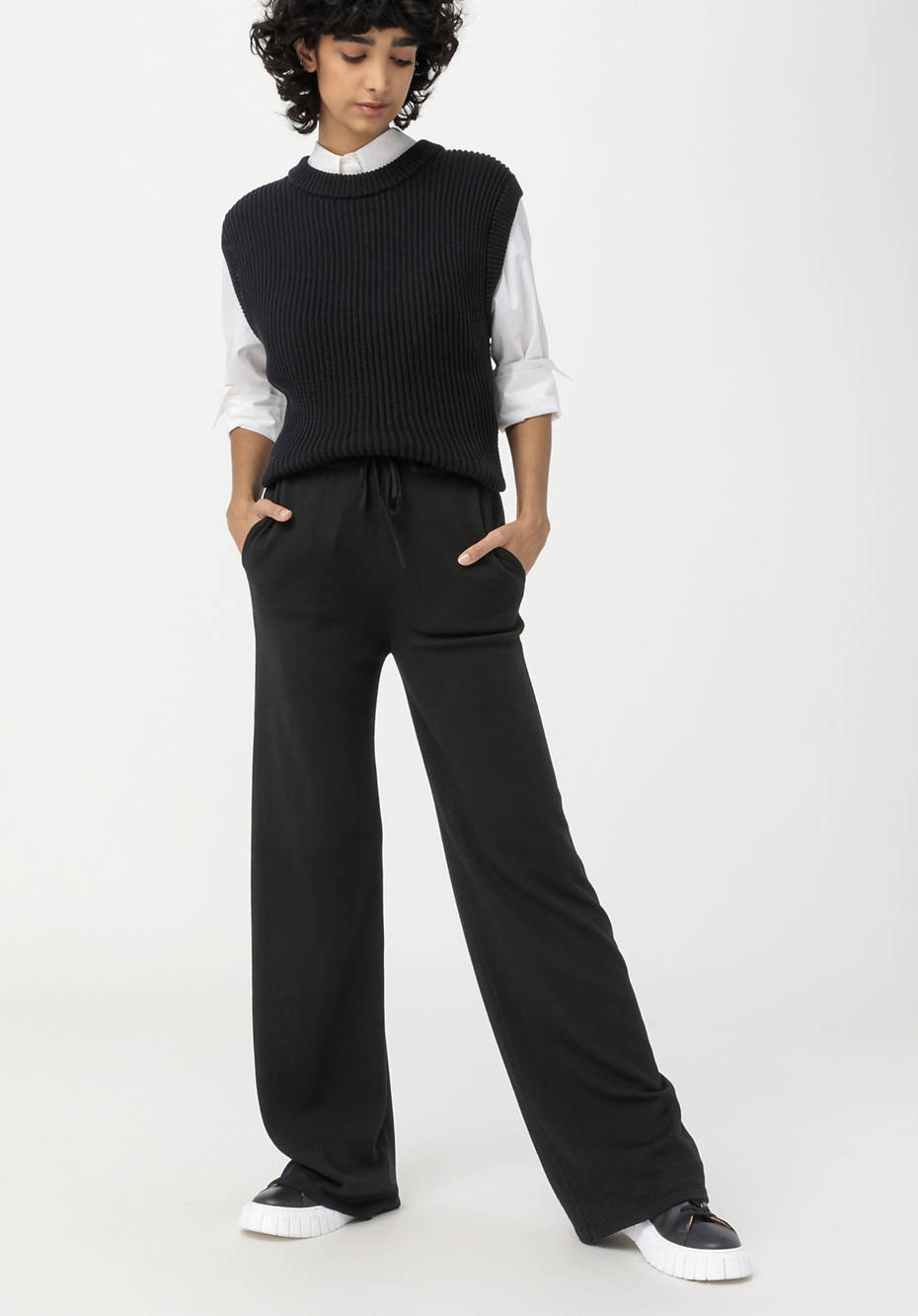 Strickhose aus reiner Bio-Merinowolle