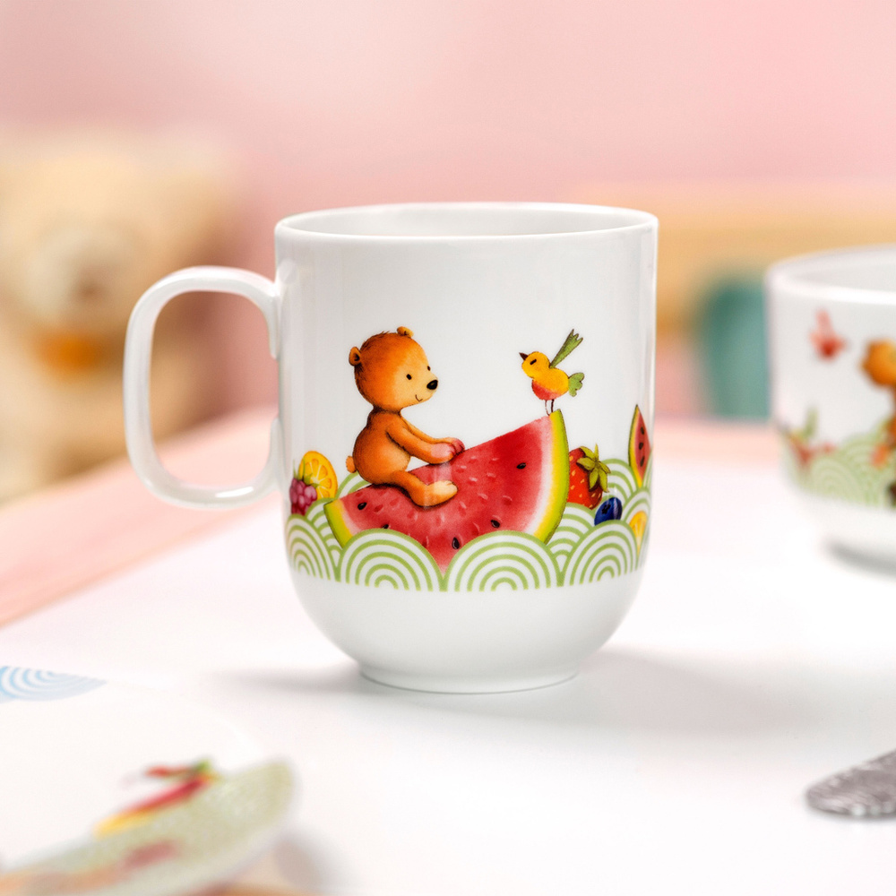 Villeroy & Boch Mug avec 1 anse pour enfants grande Hungry as a Bear Vaisselle pour enfant