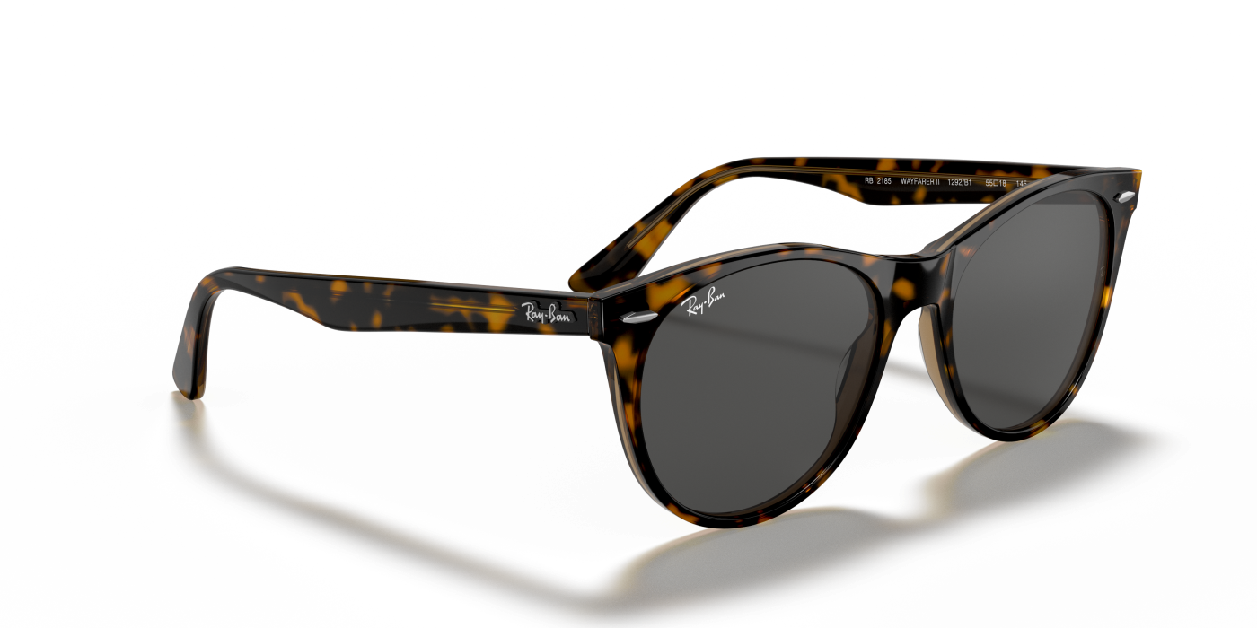 WAYFARER II CLASSIC - Havana lustruită pe gri închis maro transparent
